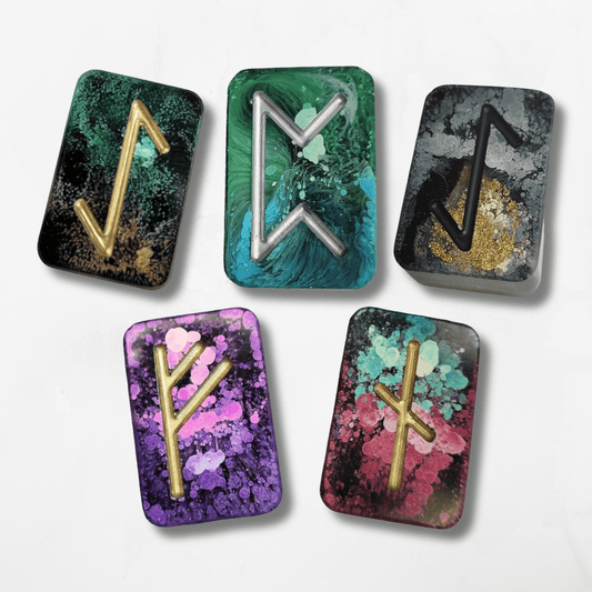 25 Customisable Elder Futhark Runes - The Cerulean Wolf