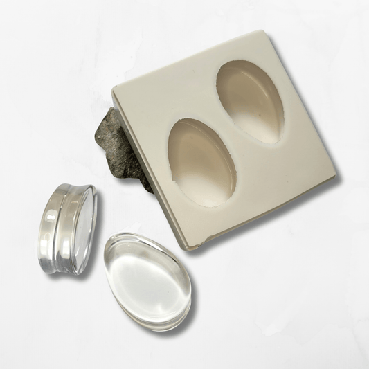 8mm to 50mm Double Flared Teardrop Mould - The Cerulean Wolf