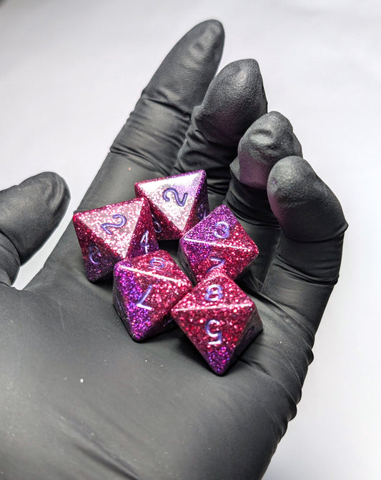 Customisable Single D8 Dice - The Cerulean Wolf