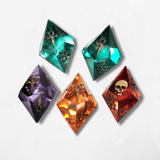 Customisable VtM Sharp Hunger Dice - The Cerulean Wolf