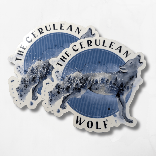 Logo Stickers - The Cerulean Wolf