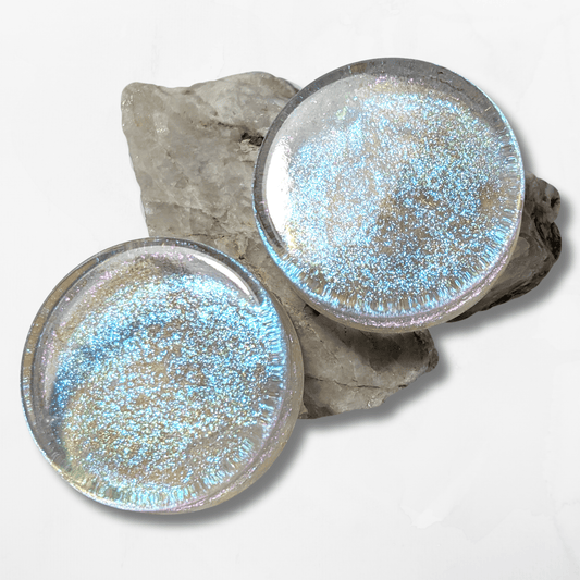 Opalescence Double Flared Plugs - The Cerulean Wolf