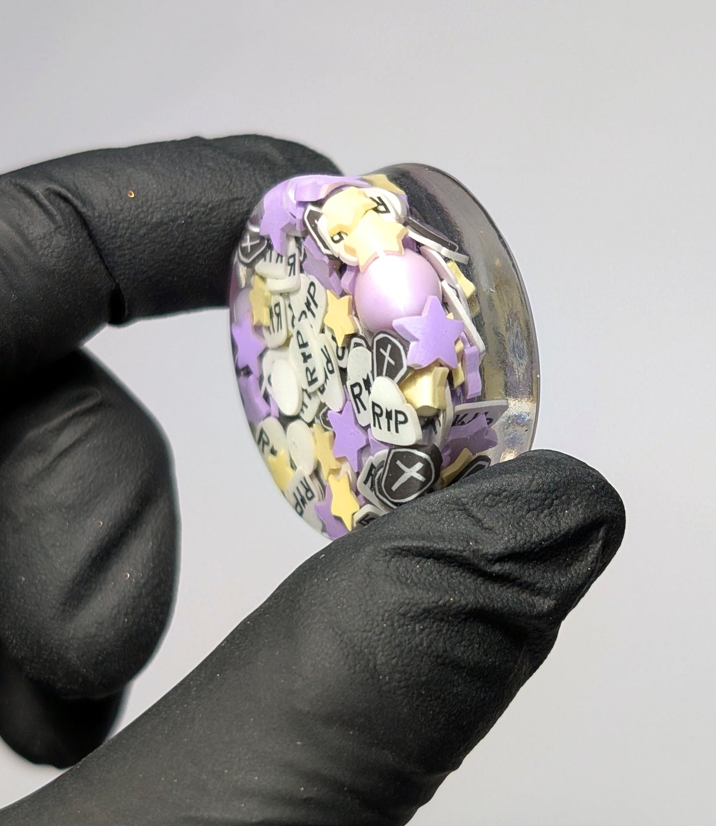 Pastel Halloween Double Flared Plugs - The Cerulean Wolf