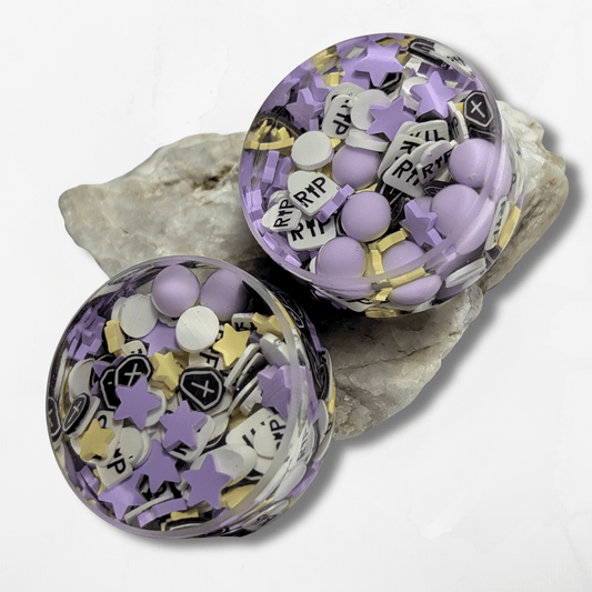 Pastel Halloween Double Flared Plugs - The Cerulean Wolf