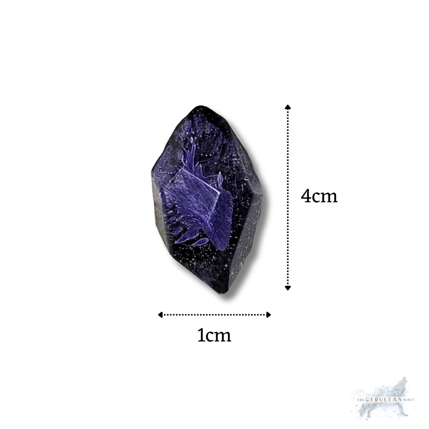 Purple Gem Necklace - The Cerulean Wolf