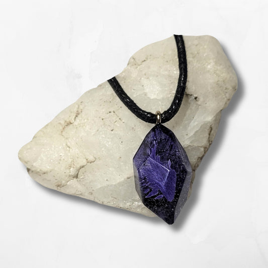 Purple Gem Necklace - The Cerulean Wolf