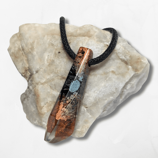 Stone Drops Necklace - The Cerulean Wolf