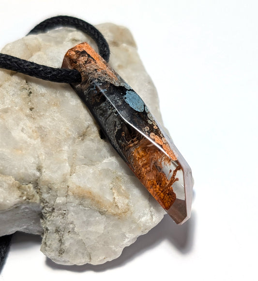 Stone Drops Necklace - The Cerulean Wolf