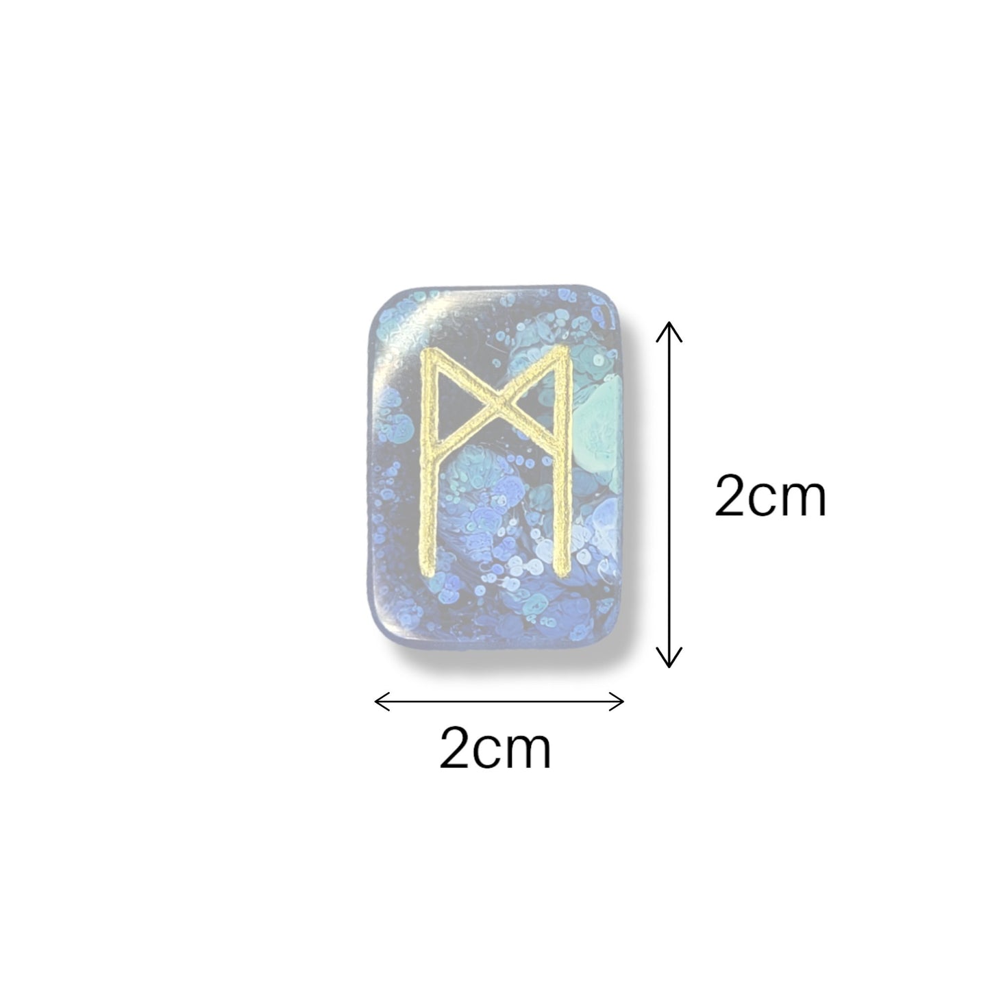 25 Mini Customisable Elder Futhark Runes - The Cerulean Wolf