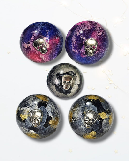 Customisable Skull Cabinet Door Handles/Knobs - The Cerulean Wolf