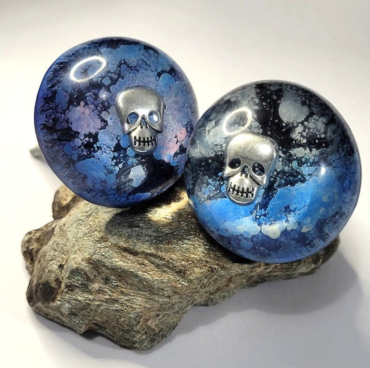 Customisable Skull Cabinet Door Handles/Knobs - The Cerulean Wolf
