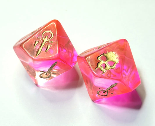 Customisable VtM Hunger Dice - The Cerulean Wolf