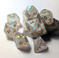 7 Holographic DND Dice - The Cerulean Wolf
