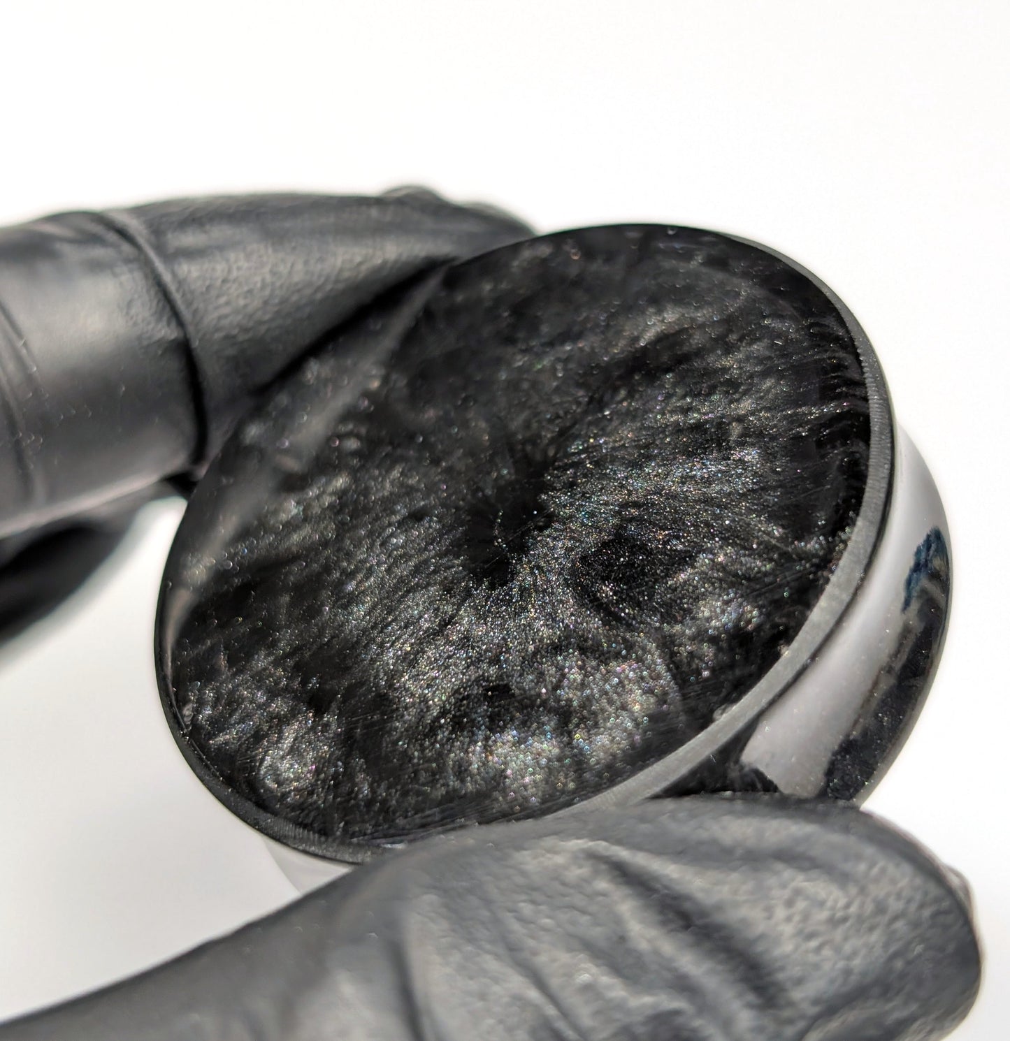 Black Depths Double Flared Plugs - The Cerulean Wolf