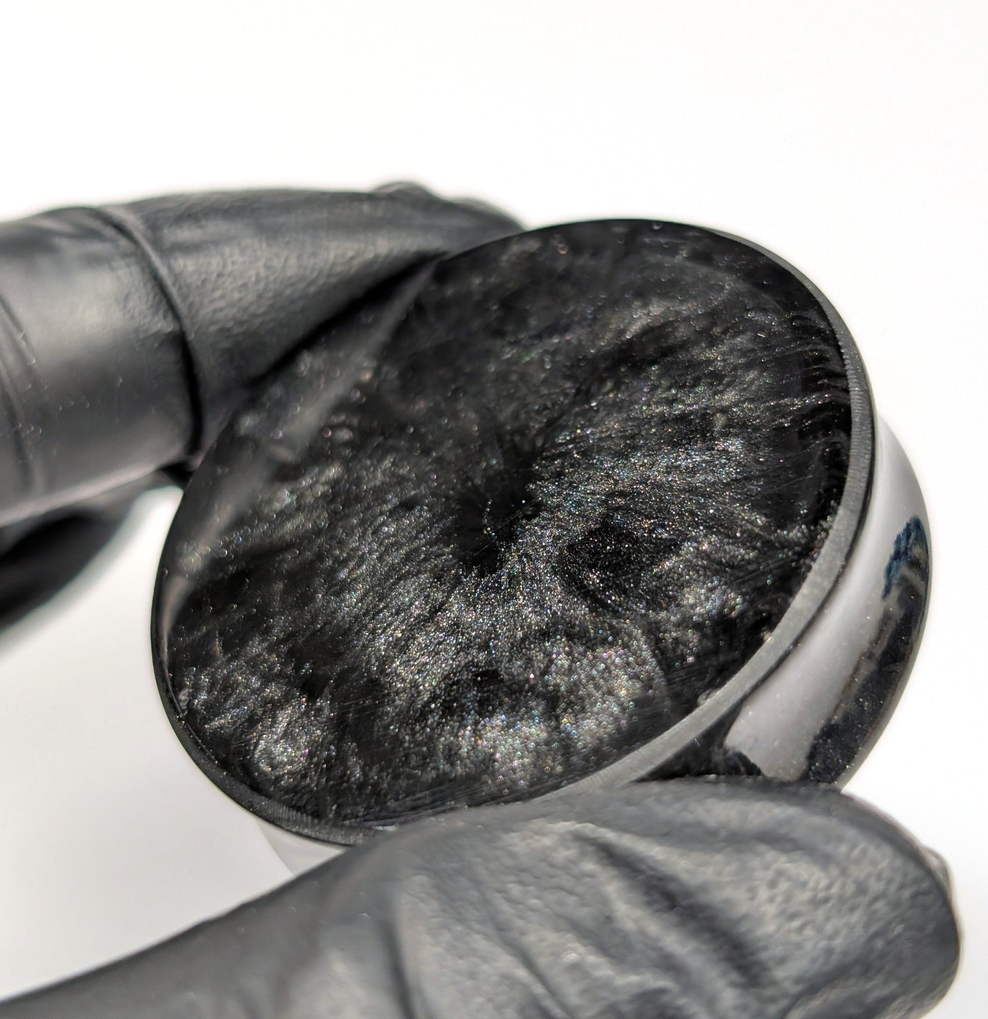 Black Depths Double Flared Plugs - The Cerulean Wolf