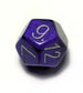 Custom Numbers & Colours D12 Dice - The Cerulean Wolf