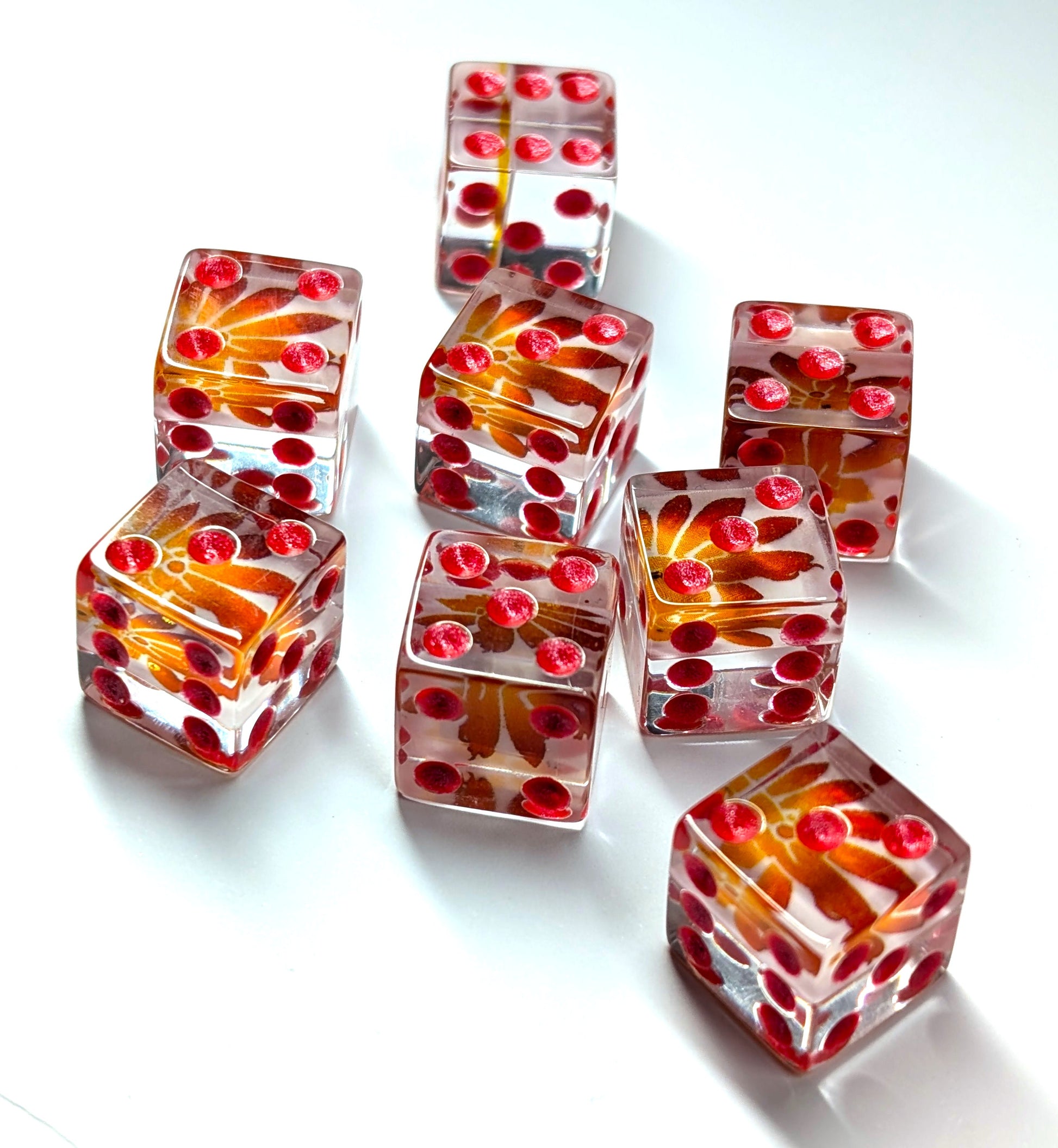 Custom Photograph Pipped D6 - The Cerulean Wolf