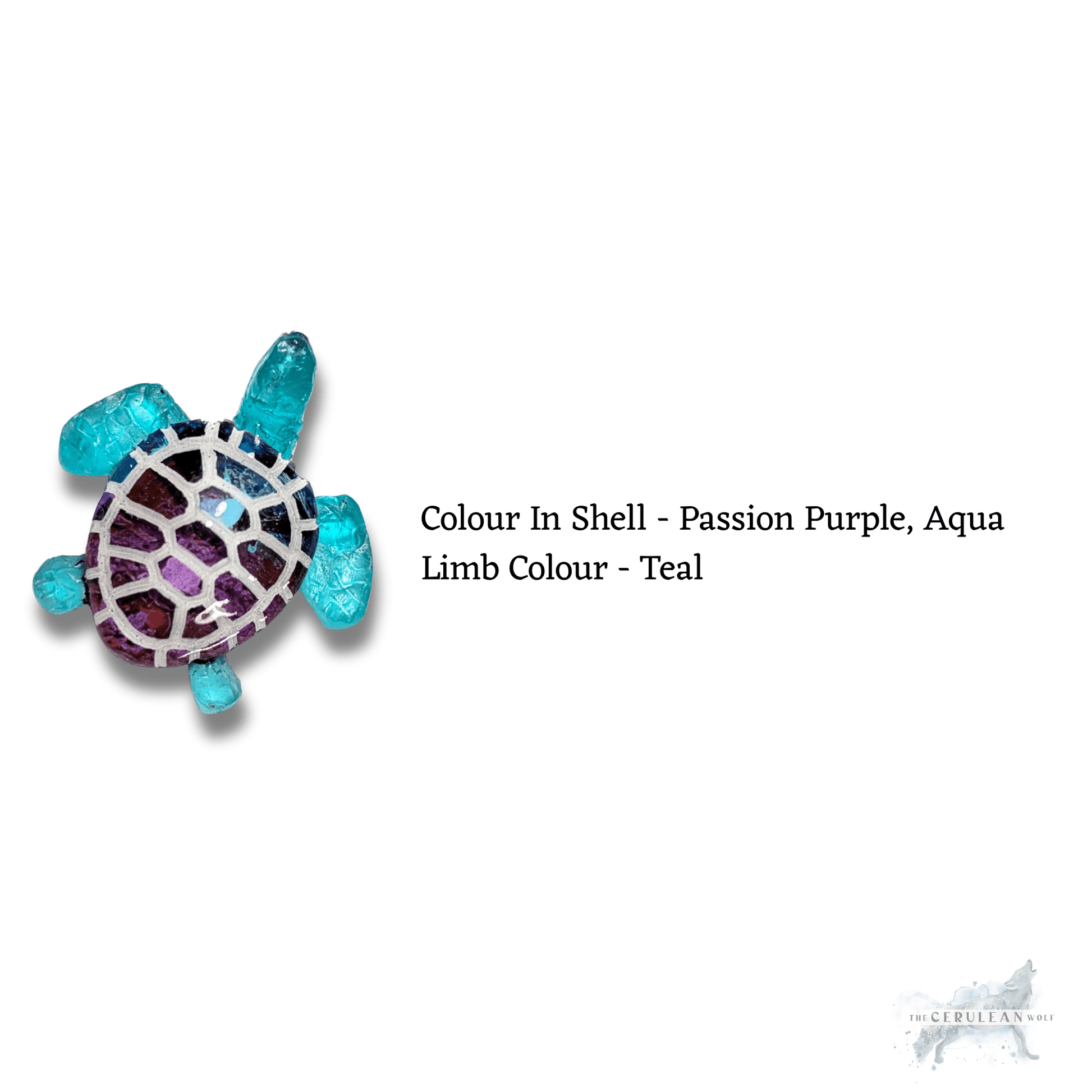 Customisable Turtle Keyring - The Cerulean Wolf