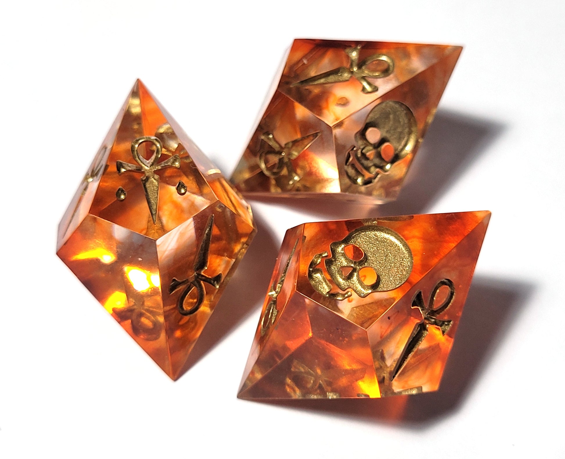 Customisable VtM Sharp Hunger Dice - The Cerulean Wolf