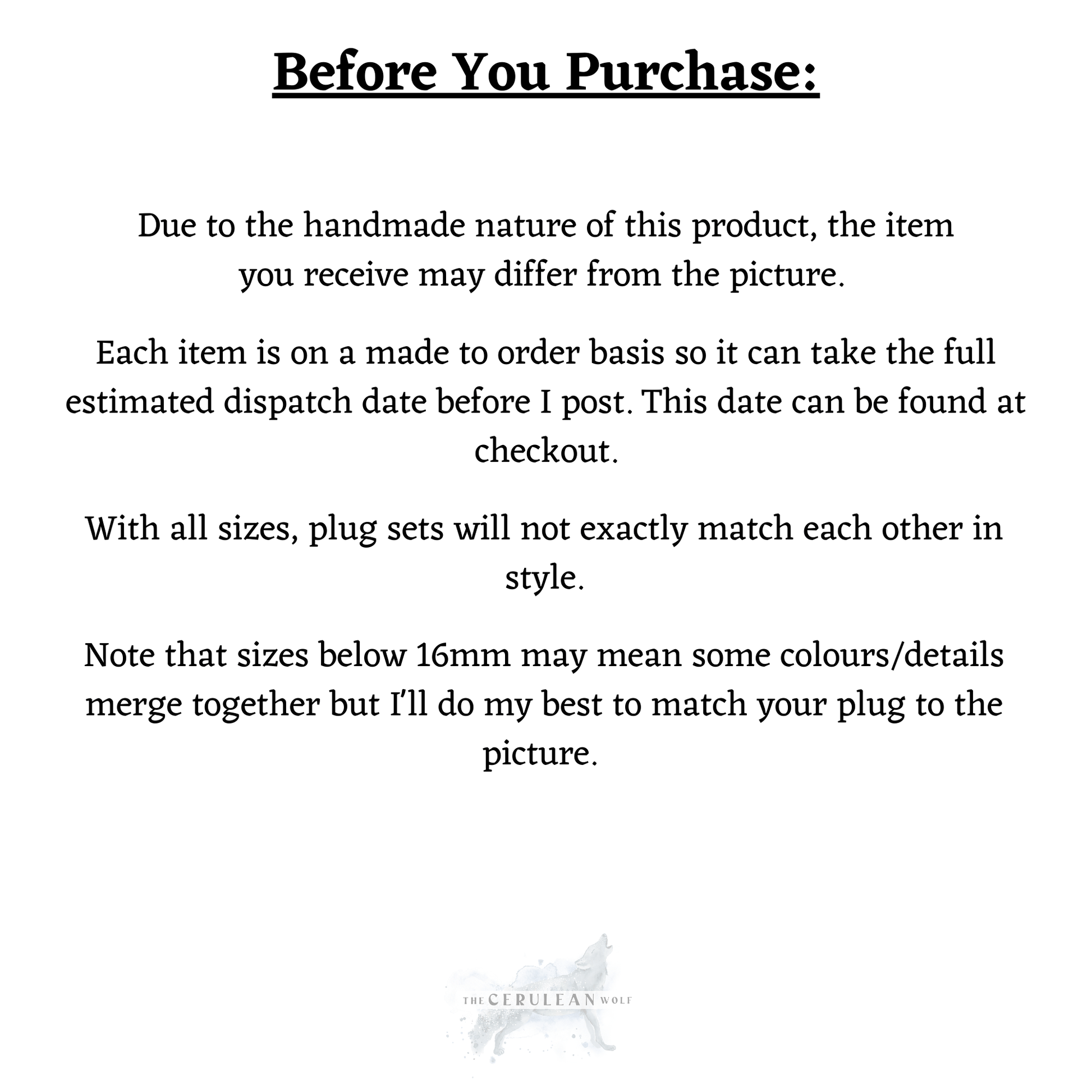 Forest Mist Double Flared Plugs - The Cerulean Wolf