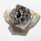 Large Custom Numbers and Photo D20 - The Cerulean Wolf