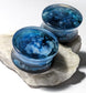 Ocean Mist Double Flared Plugs - The Cerulean Wolf