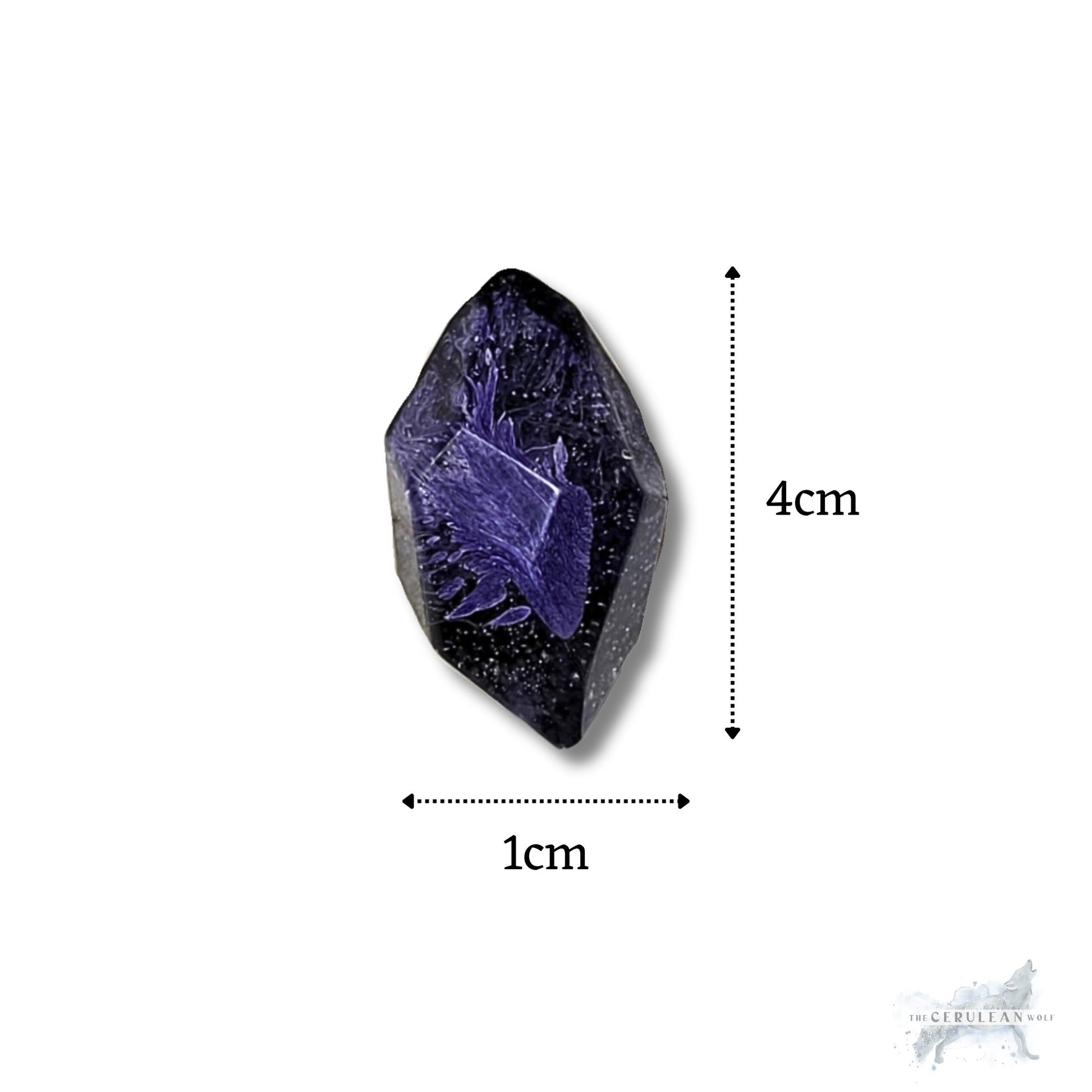 Purple Gem Necklace - The Cerulean Wolf