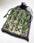 25 Holographic and Black Elder Futhark Runes - The Cerulean Wolf