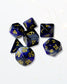 7 Galaxy DND Dice - The Cerulean Wolf