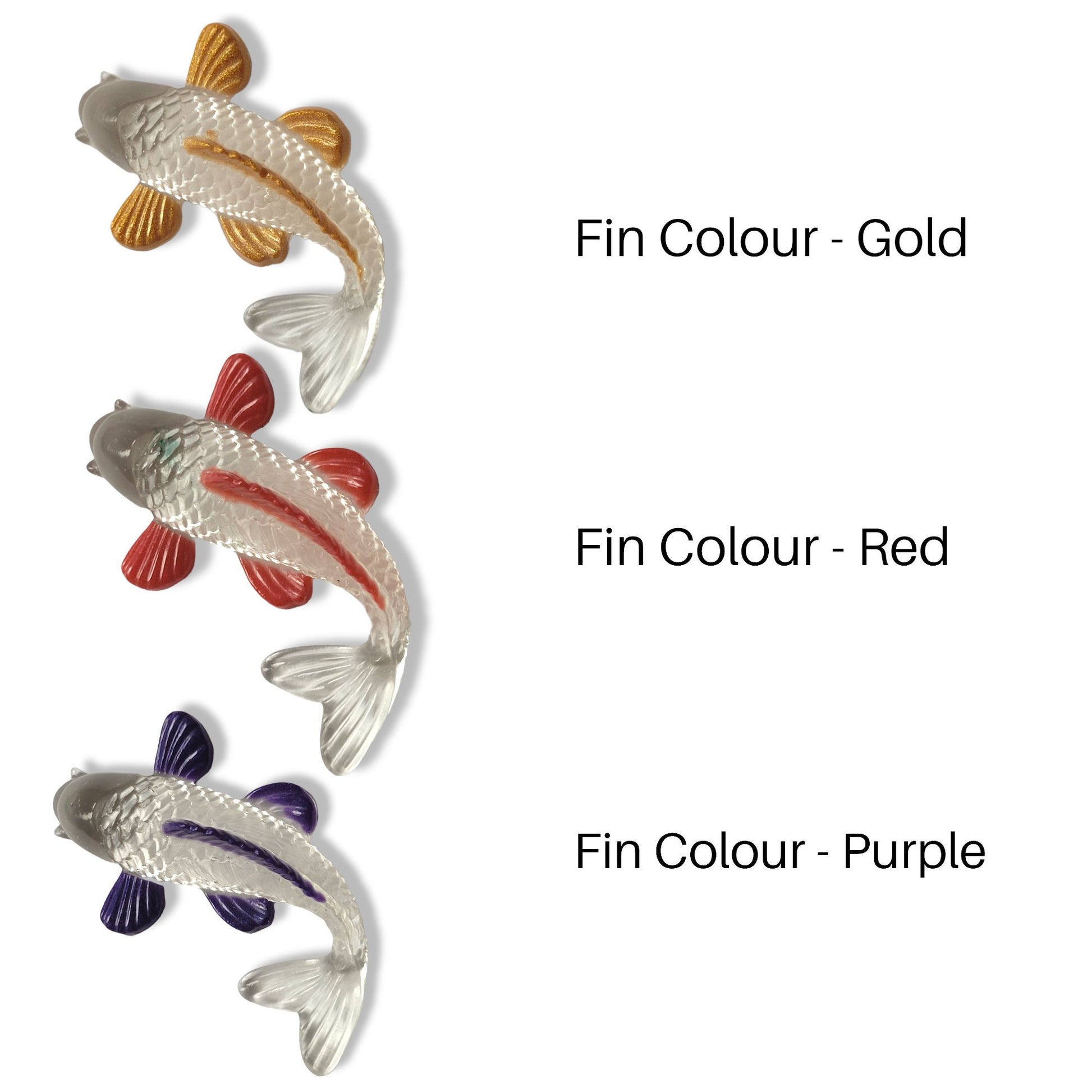 Customisable Koi Fish Ornament/Keyring - The Cerulean Wolf