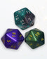 Customisable Large D20 Dice - The Cerulean Wolf