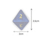 Customisable Large D8 Dice - The Cerulean Wolf