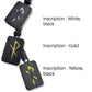 Customisable Safe Travels Car Mirror Charm - The Cerulean Wolf