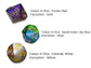 Customisable Single D% Dice - The Cerulean Wolf