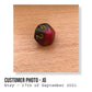 Customisable Single D10 Dice - The Cerulean Wolf