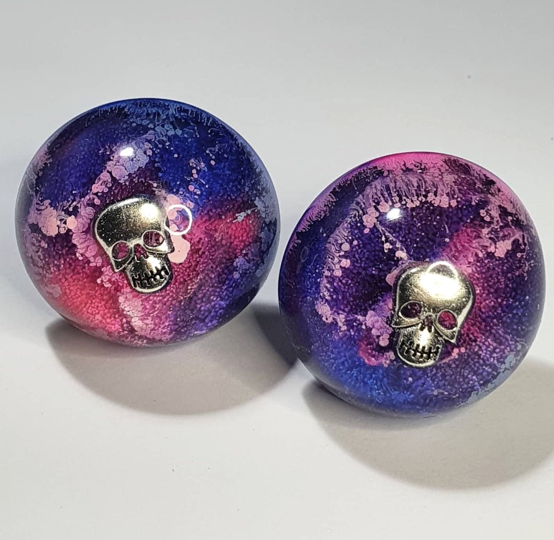 Customisable Skull Cabinet Door Handles/Knobs - The Cerulean Wolf