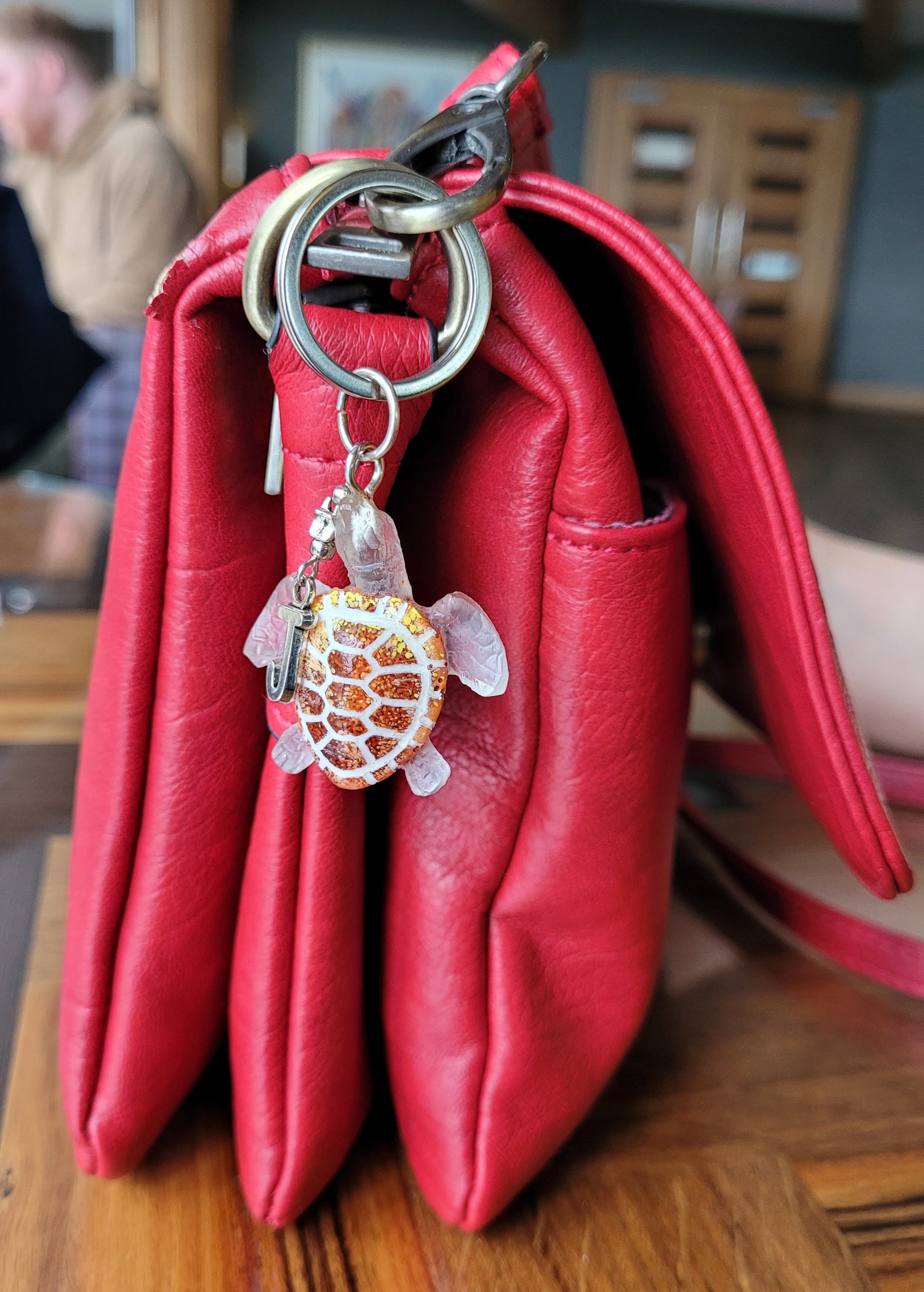 Customisable Turtle Keyring - The Cerulean Wolf