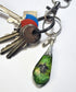 Green Turtle Keyring - The Cerulean Wolf