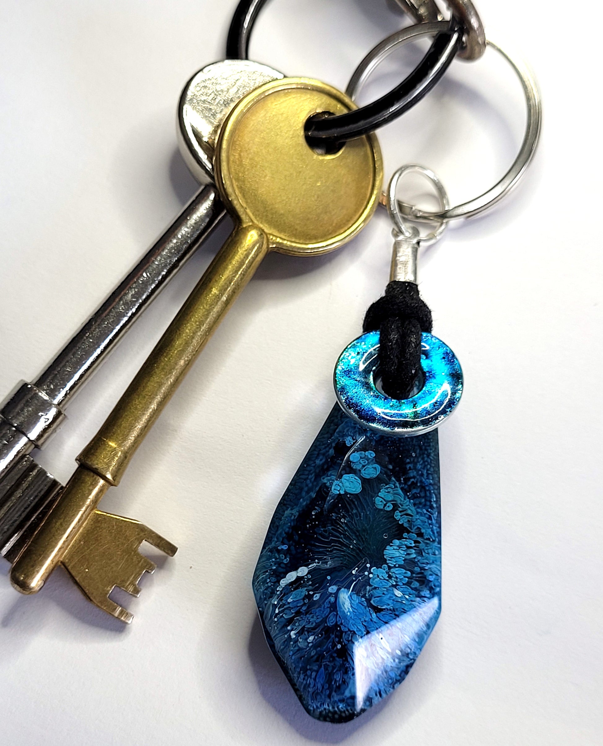 Ocean Blue Keyring - The Cerulean Wolf