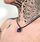Purple Gem Necklace - The Cerulean Wolf