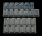 Single Customisable Elder Futhark Rune - The Cerulean Wolf